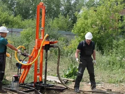 Бурение скважин малогабаритной установкой